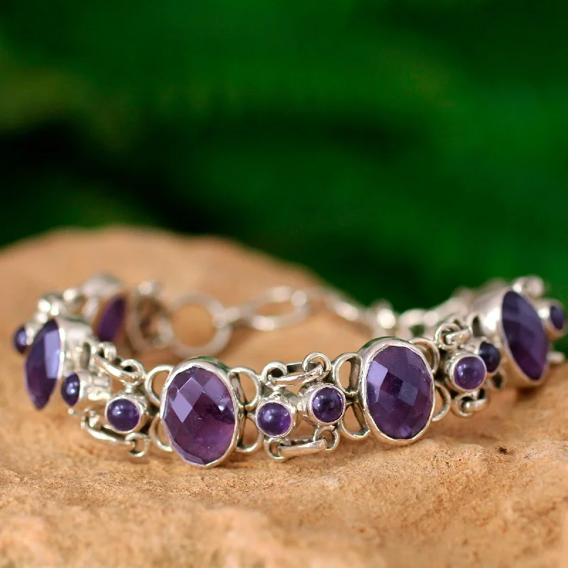 Luxury Jewelry At Unbeatable Discounts Royal Purple Amethyst Bracelet