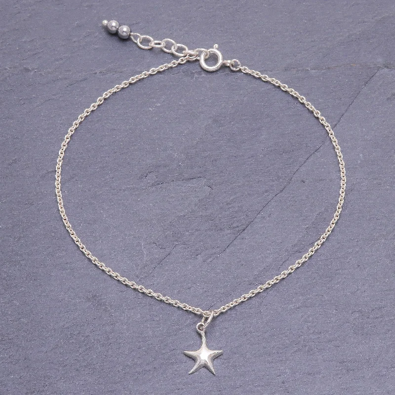 The Biggest Jewelry Sale Of The Year Is Here Sea Starfish Sterling Silver Starfish Hematite Ankle Bracelet