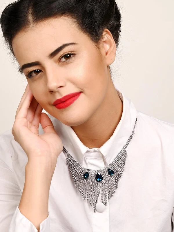 The Ultimate Jewelry Sale – Shop Premium Styles Odette Women Sophisticated Turquoise Fringe Necklace The Ultimate Jewelry Sale – Shop Premium Styles Odette Women Sophisticated Turquoise Fringe Necklace