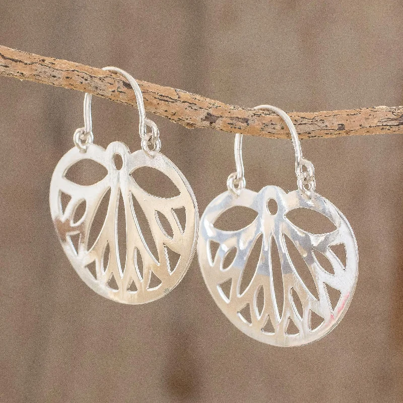 Affordable Glamour – Premium Jewelry For Less Wings of the Butterfly Openwork Pattern Sterling Silver Dangle Earrings Affordable Glamour – Premium Jewelry For Less Wings of the Butterfly Openwork Pattern Sterling Silver Dangle Earrings