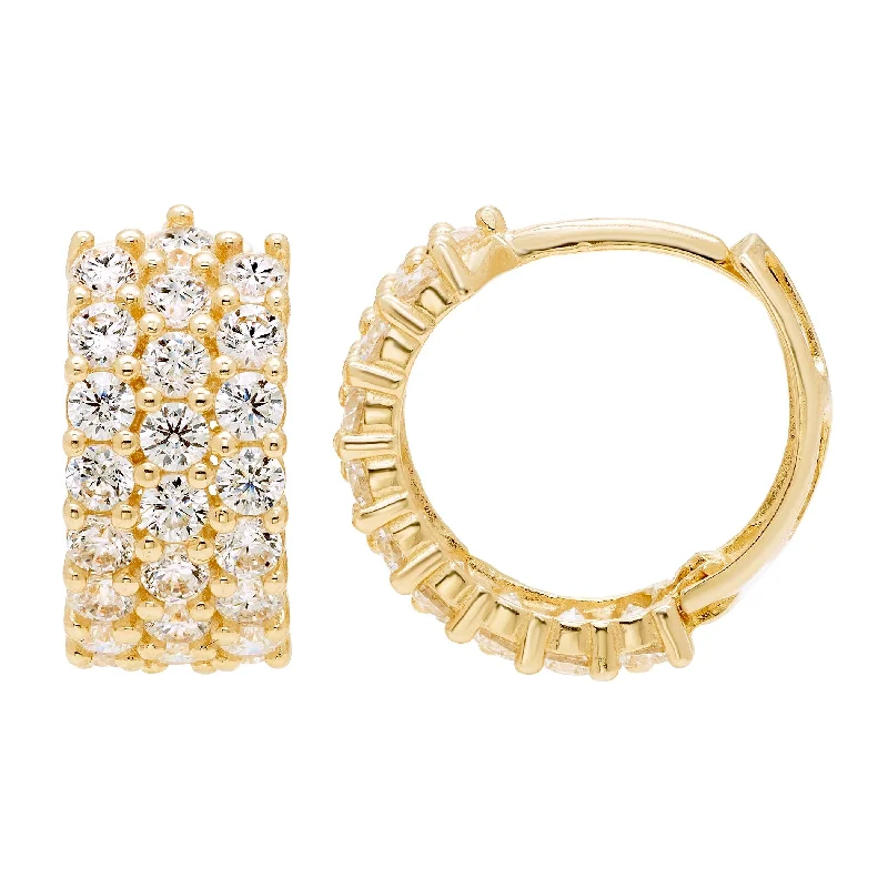 Get The Best Deals On Timeless Jewelry Pieces 14k Yellow Gold Dainty CZ Huggie Earrings, 3x15mm, with Endless Back, Women’s, Unisex Get The Best Deals On Timeless Jewelry Pieces 14k Yellow Gold Dainty CZ Huggie Earrings, 3x15mm, with Endless Back, Women’s, Unisex