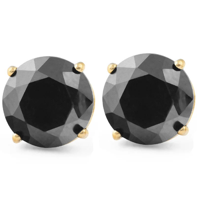 Premium Jewelry At Special Low Prices For A Limited Time 2 Ct Black Diamond Studs 14k Yellow Gold Earrings Premium Jewelry At Special Low Prices For A Limited Time 2 Ct Black Diamond Studs 14k Yellow Gold Earrings