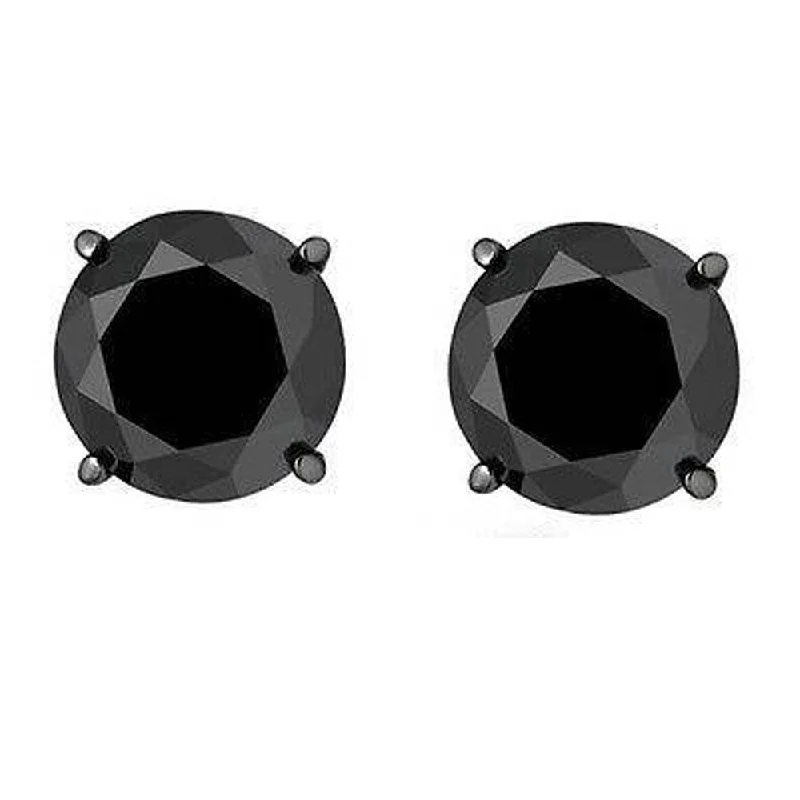 Shop Dazzling Jewelry With Special Promotional Discounts 2Ct Black Gold Round Black Diamond Push Back Studs Earrings 14k Gold Shop Dazzling Jewelry With Special Promotional Discounts 2Ct Black Gold Round Black Diamond Push Back Studs Earrings 14k Gold