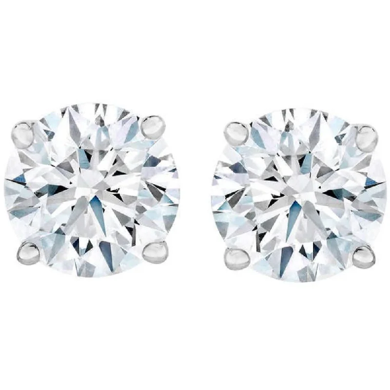 Celebrate Every Occasion With Sparkling Savings 4.23 cttw Round Diamond Studs 14k White Gold Celebrate Every Occasion With Sparkling Savings 4.23 cttw Round Diamond Studs 14k White Gold