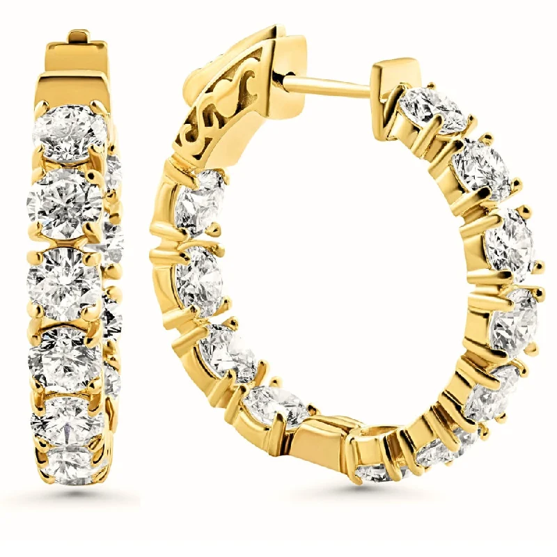 Exclusive Jewelry Discounts – Shop Now For Savings 4.40 Ct TW Huge Diamond Inside Outside Hoops 14k Yellow Gold Lab Grown Exclusive Jewelry Discounts – Shop Now For Savings 4.40 Ct TW Huge Diamond Inside Outside Hoops 14k Yellow Gold Lab Grown