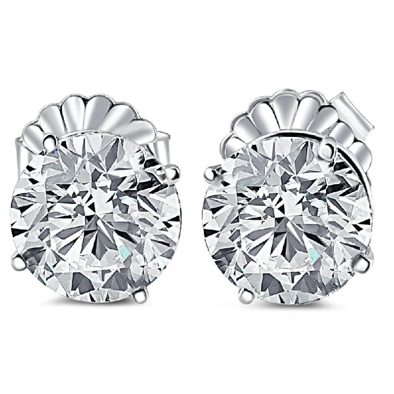 Huge Savings On Premium Jewelry Styles 6.00CT Round Diamond Studs 14k White Gold Lab Grown Huge Savings On Premium Jewelry Styles 6.00CT Round Diamond Studs 14k White Gold Lab Grown
