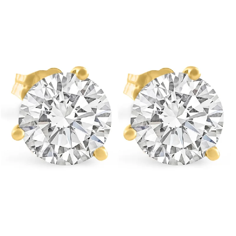 Luxury Meets Affordability – Jewelry Sale Live Now 6.00CT Round Diamond Studs 14k Yellow Gold Lab Grown Screw Back Earrings Luxury Meets Affordability – Jewelry Sale Live Now 6.00CT Round Diamond Studs 14k Yellow Gold Lab Grown Screw Back Earrings