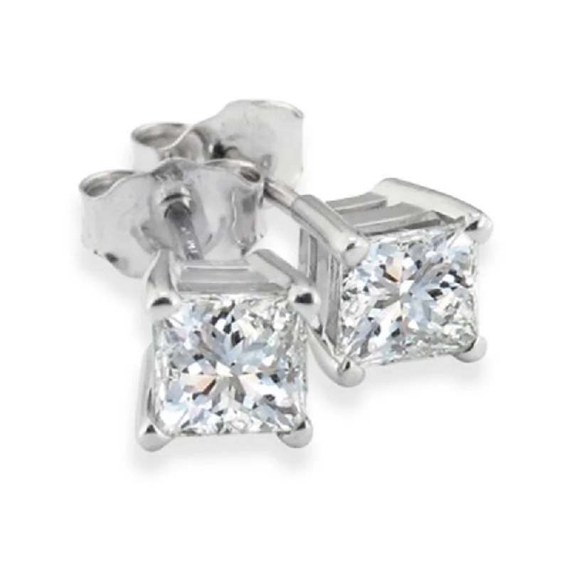 Special Offers On Handcrafted And Designer Jewelry 7/8ct Diamond Studs 14K White Gold Special Offers On Handcrafted And Designer Jewelry 7/8ct Diamond Studs 14K White Gold