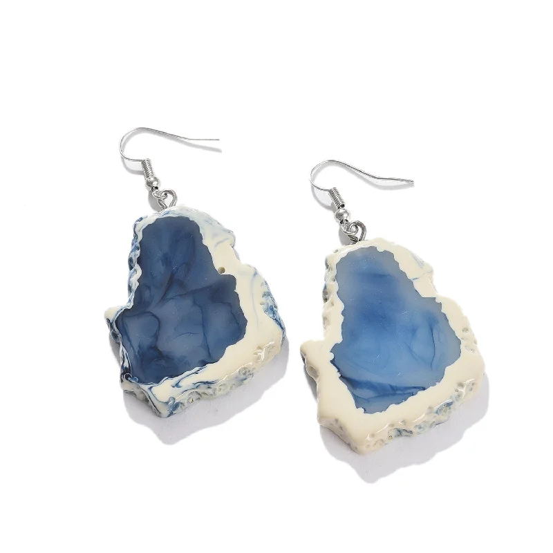 Buy More, Save More On Stunning Jewelry Pieces Blue Contemporary Studs Earrings