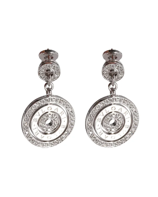 Dazzle In Elegance With Our Biggest Jewelry Sale BVLGARI Astrale Cerchi Drop Diamond Earrings in 18k White Gold 1 3/8 CTW Dazzle In Elegance With Our Biggest Jewelry Sale BVLGARI Astrale Cerchi Drop Diamond Earrings in 18k White Gold 1 3/8 CTW