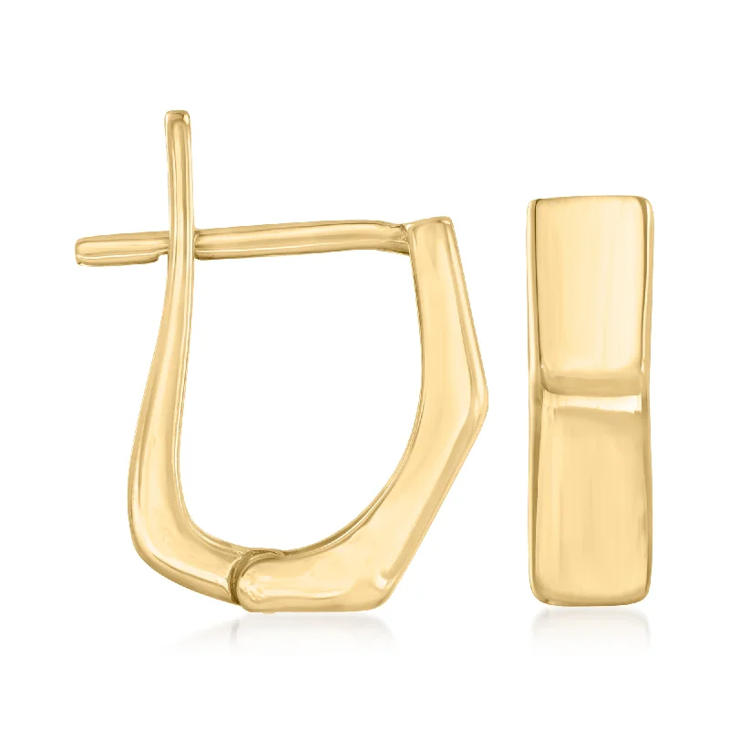 Jewelry Clearance – Final Chance To Save Big Canaria 10kt Yellow Gold Geometric Huggie Hoop Earrings Jewelry Clearance – Final Chance To Save Big Canaria 10kt Yellow Gold Geometric Huggie Hoop Earrings