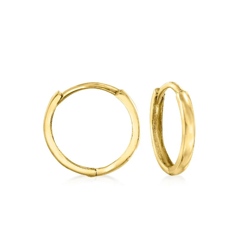 Shop Stylish Jewelry Now And Save Big Canaria Italian 10kt Yellow Gold Petite Huggie Hoop Earrings Shop Stylish Jewelry Now And Save Big Canaria Italian 10kt Yellow Gold Petite Huggie Hoop Earrings