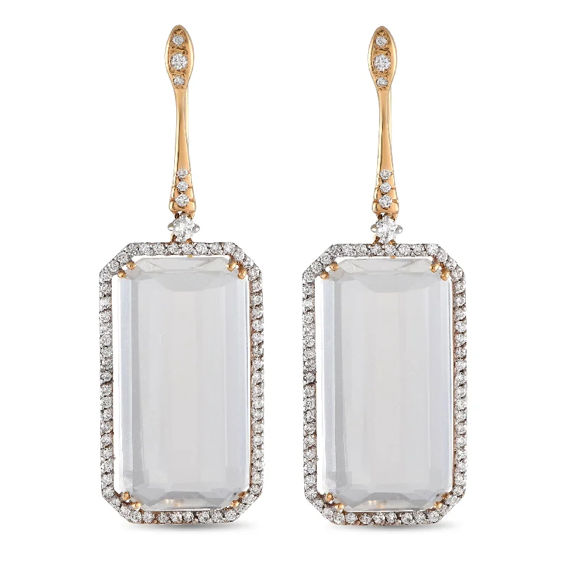 Best Jewelry Sale Prices – Limited-Time Offer Casato 18K Yellow Gold 1.08ct Diamond and Rock Crystal Earrings 200526 Best Jewelry Sale Prices – Limited-Time Offer Casato 18K Yellow Gold 1.08ct Diamond and Rock Crystal Earrings 200526