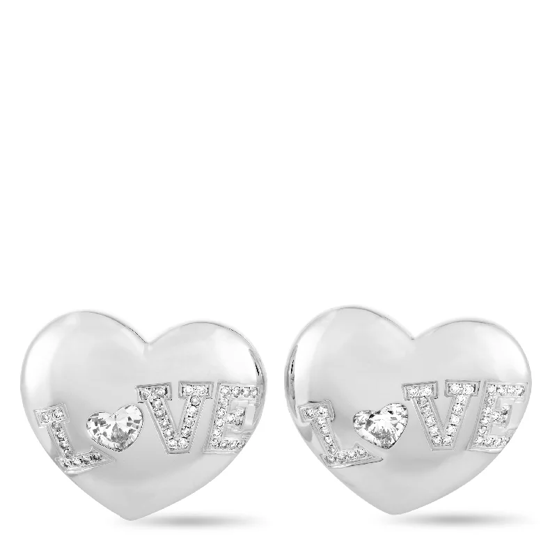 Shine Without Limits – Jewelry Sale Happening Now Chopard 18K White Gold Diamond Heart Earrings Shine Without Limits – Jewelry Sale Happening Now Chopard 18K White Gold Diamond Heart Earrings