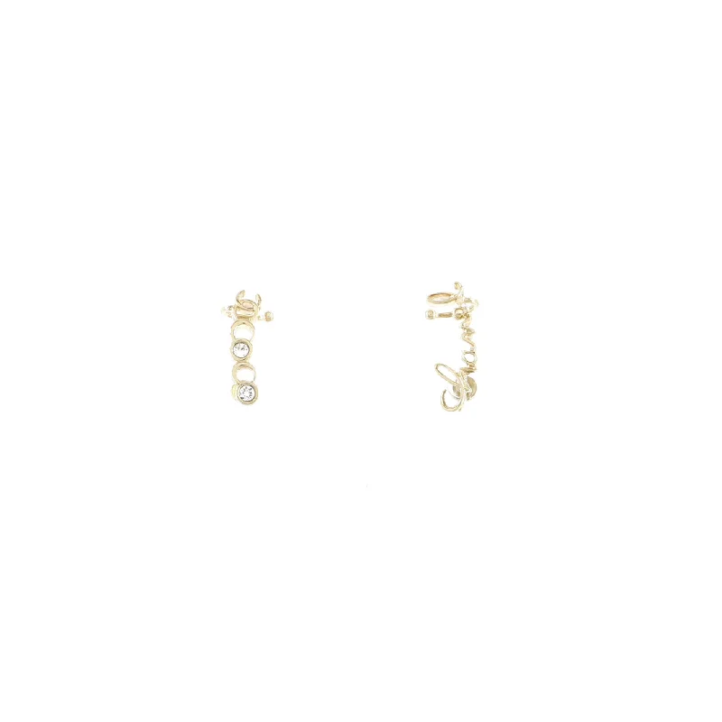 Special Sale On Handcrafted Jewelry – Shop Today Coco Script Climber Earrings Metal with Crystals Special Sale On Handcrafted Jewelry – Shop Today Coco Script Climber Earrings Metal with Crystals