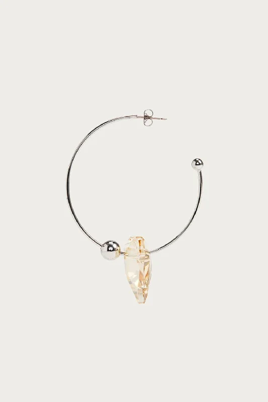 Modern Statement Jewelry For Bold Styling Daisy Earring In Silver