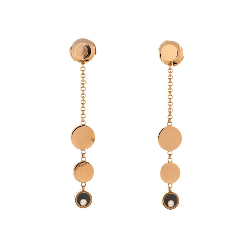 Elegant Designs, Unbeatable Discounts – Shop Jewelry Now Happy Round Dangling Drop Earrings 18K Rose Gold and Onyx with Floating Diamonds Elegant Designs, Unbeatable Discounts – Shop Jewelry Now Happy Round Dangling Drop Earrings 18K Rose Gold and Onyx with Floating Diamonds