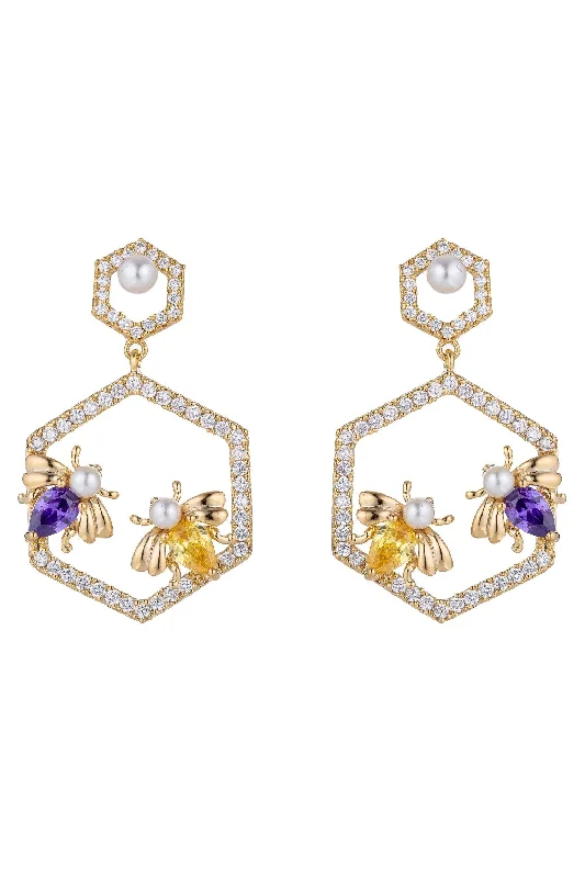 Honeycomb Earrings