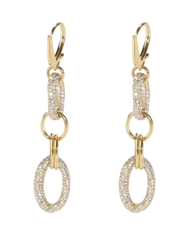 Jewelry Clearance Event – Stock Up Before It's Over Ippolita Stardust Oval Link Drop Diamond Earring in 18K Yellow Gold 4.24 CTW Jewelry Clearance Event – Stock Up Before It's Over Ippolita Stardust Oval Link Drop Diamond Earring in 18K Yellow Gold 4.24 CTW
