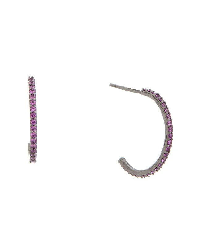 Shop Handcrafted Jewelry At Special Promotional Rates Lana Jewelry 14K 0.45 ct. tw. Pink Half Circle Earrings Shop Handcrafted Jewelry At Special Promotional Rates Lana Jewelry 14K 0.45 ct. tw. Pink Half Circle Earrings