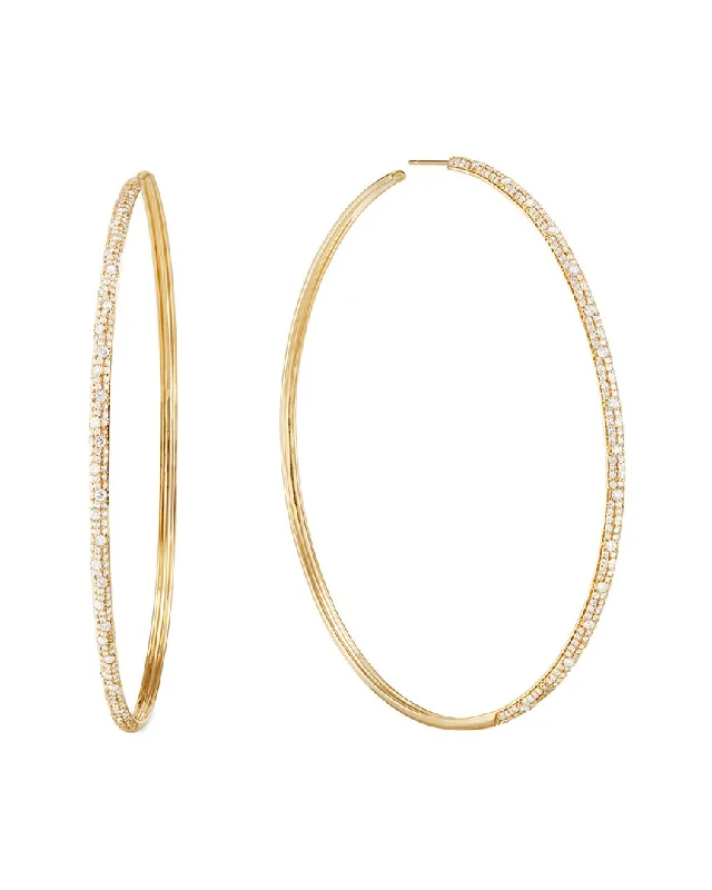 Trendy Minimalist Jewelry For Everyday Wear Lana Jewelry 14K 3.04 ct. tw. Diamond Hoops Trendy Minimalist Jewelry For Everyday Wear Lana Jewelry 14K 3.04 ct. tw. Diamond Hoops