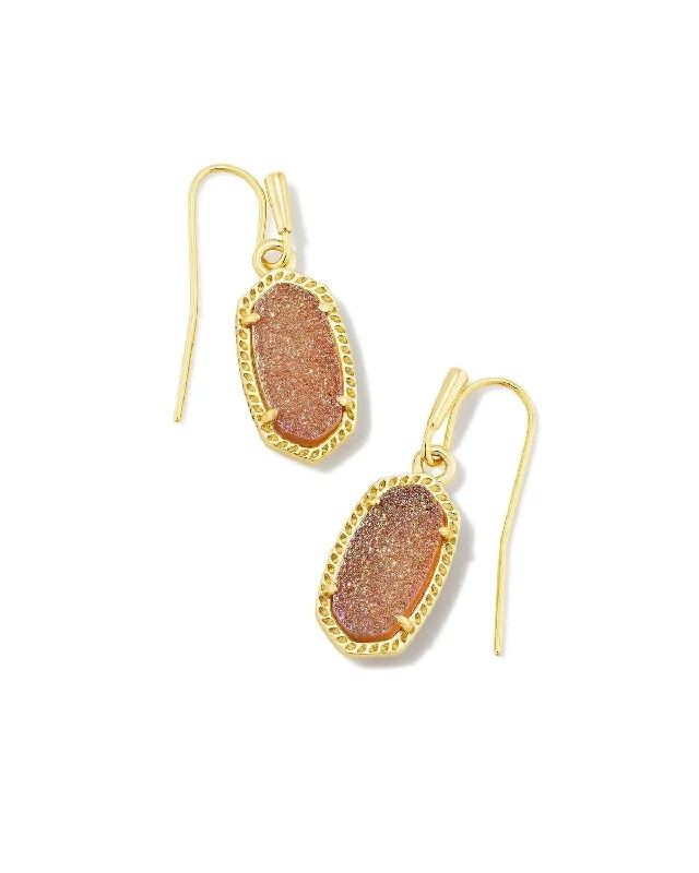 Must-Have Jewelry Pieces At Reduced Prices Lee Gold Drop Earrings In Spice Drusy