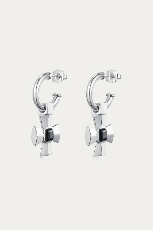 Shine Without Limits – Jewelry Sale Happening Now Lemmy Cross Earrings In Silver
