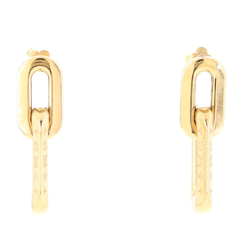 Unmissable Jewelry Sale – Shop Before It's Too Late LV Edge Double Earrings Metal