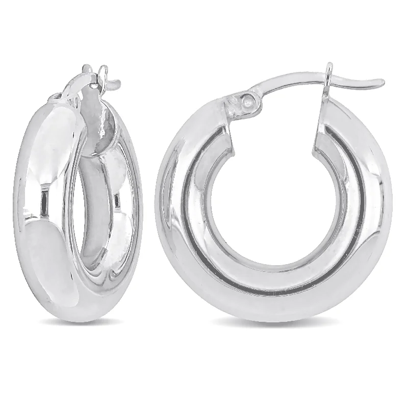 Buy More, Save More – Special Jewelry Discounts Mimi & Max 20x5mm Round Hoop Earrings in Sterling Silver Buy More, Save More – Special Jewelry Discounts Mimi & Max 20x5mm Round Hoop Earrings in Sterling Silver