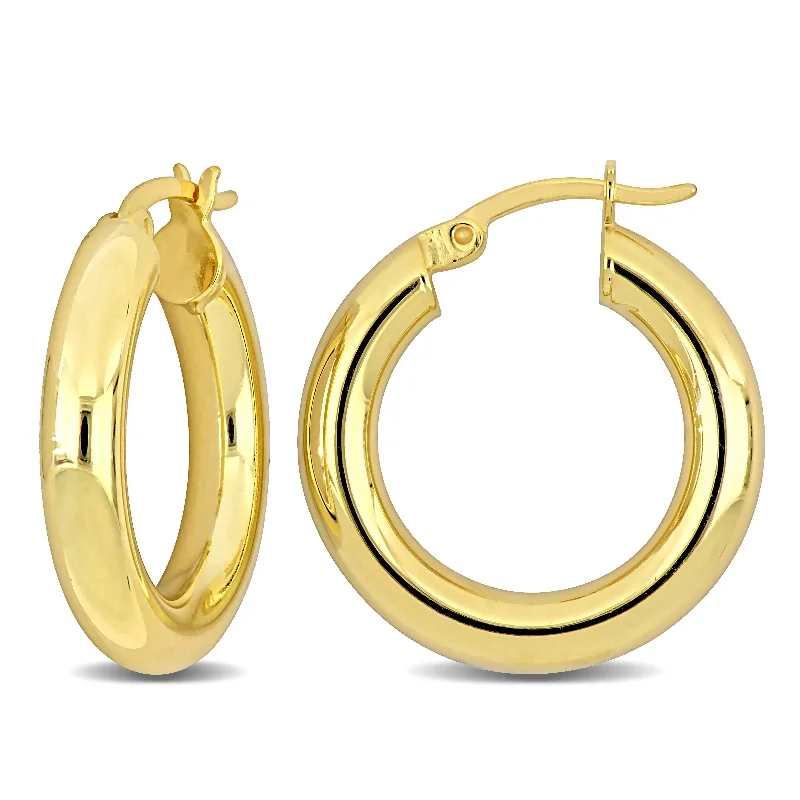 Timeless Beauty, Unbeatable Deals – Jewelry Sale On Mimi & Max 23x4mm Round Hoop Earrings in Yellow Silver Timeless Beauty, Unbeatable Deals – Jewelry Sale On Mimi & Max 23x4mm Round Hoop Earrings in Yellow Silver