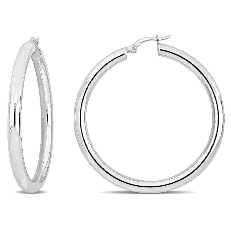 Jewelry Clearance Sale – Final Reductions Mimi & Max 49x4mm Hoop Earrings in Sterling Silver Jewelry Clearance Sale – Final Reductions Mimi & Max 49x4mm Hoop Earrings in Sterling Silver