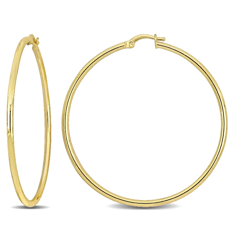 Don't Miss These Dazzling Jewelry Discounts Mimi & Max 53x2mm Hoop Earrings in Yellow Plated Silver Don't Miss These Dazzling Jewelry Discounts Mimi & Max 53x2mm Hoop Earrings in Yellow Plated Silver