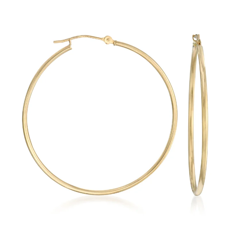 Classic And Modern Jewelry Styles On Sale Ross-Simons 1.5mm 14kt Yellow Gold Extra-Large Hoop Earrings Classic And Modern Jewelry Styles On Sale Ross-Simons 1.5mm 14kt Yellow Gold Extra-Large Hoop Earrings