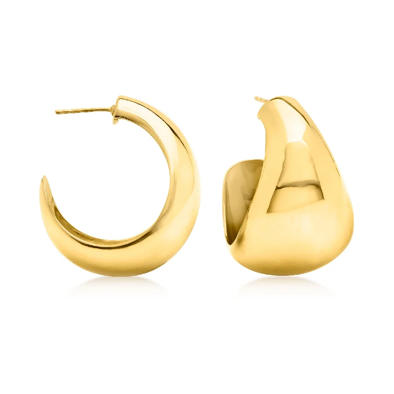 Seasonal Jewelry Sale – Upgrade Your Collection Ross-Simons 18kt Gold Over Sterling Graduated Hoop Earrings Seasonal Jewelry Sale – Upgrade Your Collection Ross-Simons 18kt Gold Over Sterling Graduated Hoop Earrings