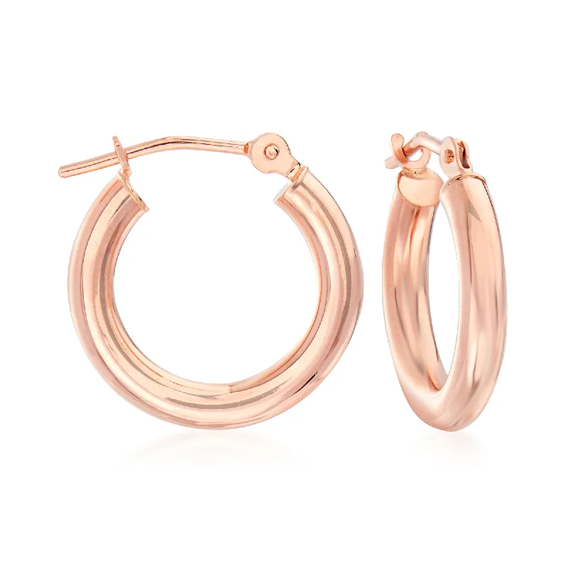 The Perfect Jewelry Piece At The Perfect Discount Ross-Simons 2.5mm 14kt Rose Gold Hoop Earrings The Perfect Jewelry Piece At The Perfect Discount Ross-Simons 2.5mm 14kt Rose Gold Hoop Earrings