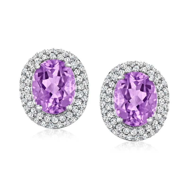 Once-A-Year Jewelry Deals – Shop Before They’Re Gone Ross-Simons Amethyst and White Topaz Earrings in Sterling Silver Once-A-Year Jewelry Deals – Shop Before They’Re Gone Ross-Simons Amethyst and White Topaz Earrings in Sterling Silver