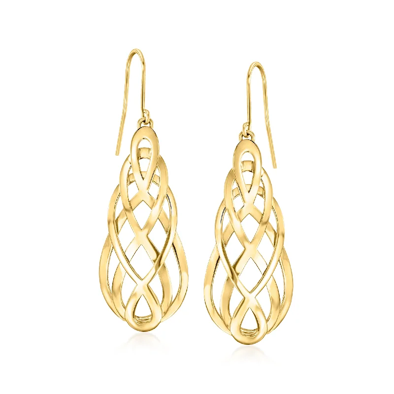 Get The Best Deals On Timeless Jewelry Pieces Ross-Simons Italian 14kt Yellow Gold Braided Drop Earrings Get The Best Deals On Timeless Jewelry Pieces Ross-Simons Italian 14kt Yellow Gold Braided Drop Earrings