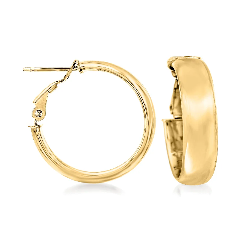 Dazzle In Elegance With Our Biggest Jewelry Sale Ross-Simons Italian 14kt Yellow Gold Hoop Earrings Dazzle In Elegance With Our Biggest Jewelry Sale Ross-Simons Italian 14kt Yellow Gold Hoop Earrings