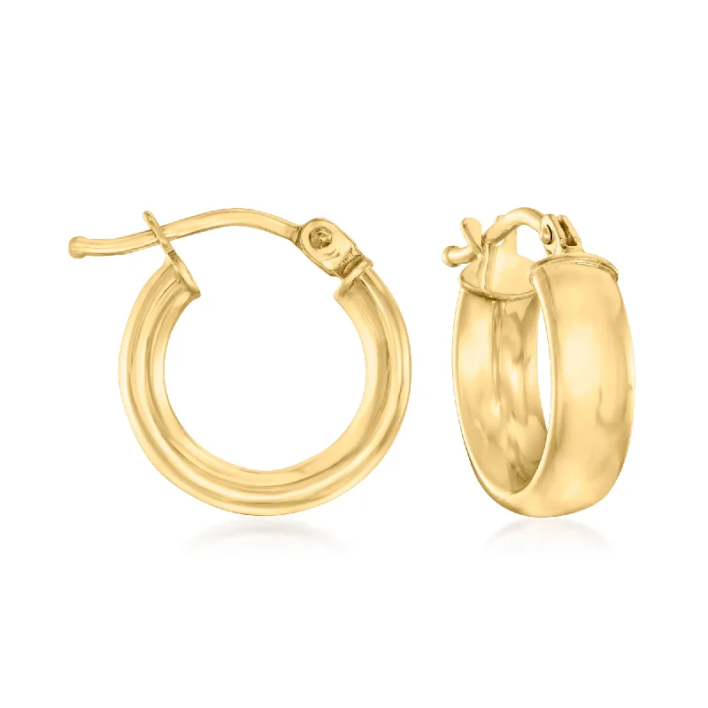 Discounted Luxury Jewelry – Shine Without The Splurge Ross-Simons Italian 14kt Yellow Gold Huggie Hoop Earrings Discounted Luxury Jewelry – Shine Without The Splurge Ross-Simons Italian 14kt Yellow Gold Huggie Hoop Earrings
