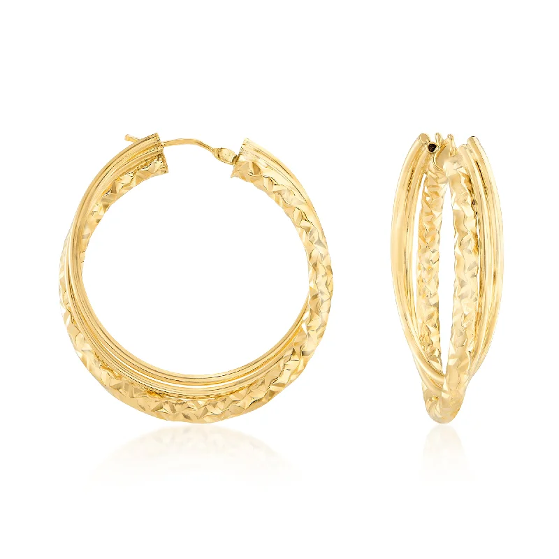 Shine In Style – Shop Jewelry Discounts Today Ross-Simons Italian 14kt Yellow Gold Intertwined Hoop Earrings Shine In Style – Shop Jewelry Discounts Today Ross-Simons Italian 14kt Yellow Gold Intertwined Hoop Earrings