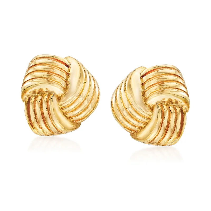 Affordable Luxury Jewelry – Style At A Great Price Ross-Simons Italian 14kt Yellow Gold Puffed Knot Clip-On Earrings Affordable Luxury Jewelry – Style At A Great Price Ross-Simons Italian 14kt Yellow Gold Puffed Knot Clip-On Earrings