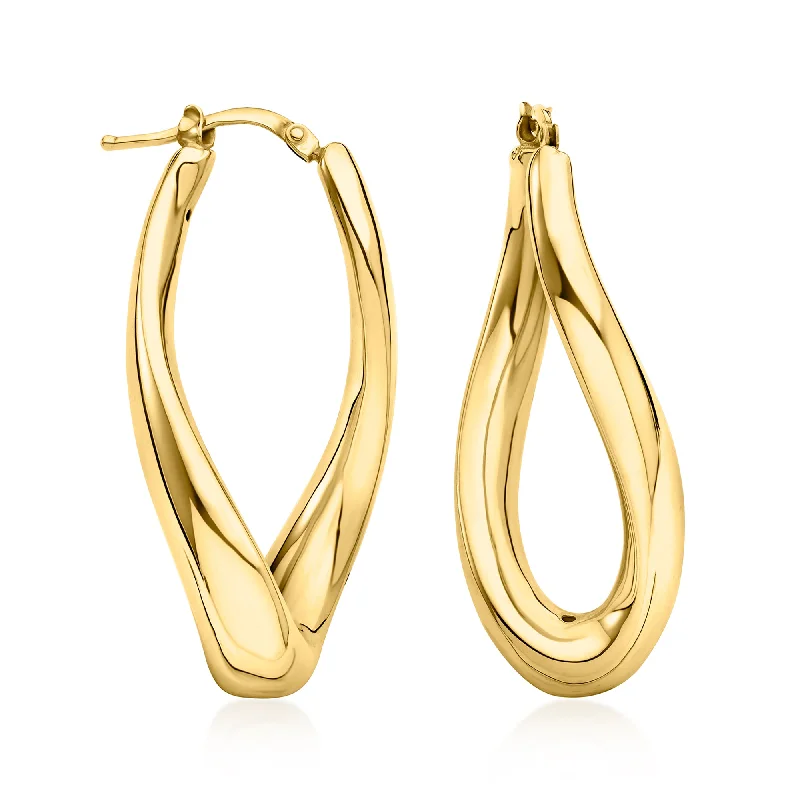 Your Dream Jewelry At Dream Prices – Shop Now Ross-Simons Italian 14kt Yellow Gold Twisted Hoop Earrings Your Dream Jewelry At Dream Prices – Shop Now Ross-Simons Italian 14kt Yellow Gold Twisted Hoop Earrings