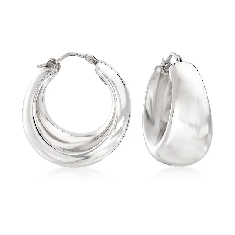 Don't Miss Out On Jaw-Dropping Jewelry Discounts Ross-Simons Italian Sterling Silver Graduated Hoop Earrings Don't Miss Out On Jaw-Dropping Jewelry Discounts Ross-Simons Italian Sterling Silver Graduated Hoop Earrings