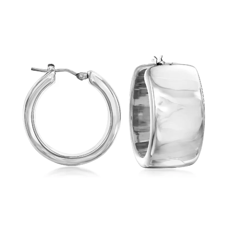 Must-Have Jewelry At Unbelievable Discounts Ross-Simons Italian Sterling Silver Hoop Earrings Must-Have Jewelry At Unbelievable Discounts Ross-Simons Italian Sterling Silver Hoop Earrings