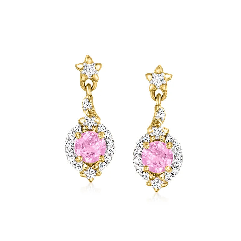 Waterproof Stainless Steel Jewelry For Lasting Beauty Ross-Simons Pink Sapphire and . Diamond Drop Earrings in 14kt Yellow Gold Waterproof Stainless Steel Jewelry For Lasting Beauty Ross-Simons Pink Sapphire and . Diamond Drop Earrings in 14kt Yellow Gold