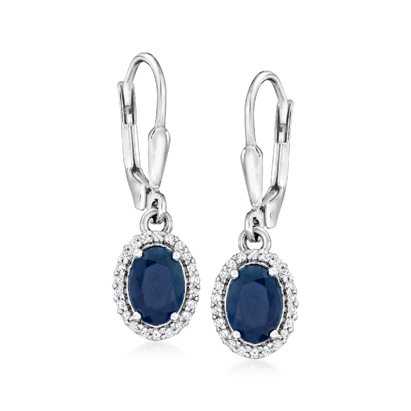 Shine In Style – Shop Jewelry Discounts Today Ross-Simons Sapphire and . White Topaz Drop Earrings in Sterling Silver Shine In Style – Shop Jewelry Discounts Today Ross-Simons Sapphire and . White Topaz Drop Earrings in Sterling Silver