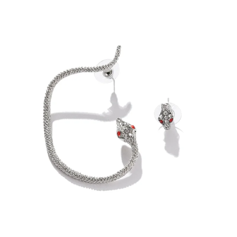 Stunning Jewelry At Even More Stunning Prices Silver-toned Contemporary Drop Earrings