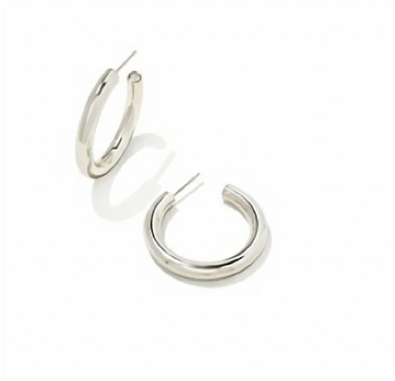 Women's Colette Hoop Earrings In Silver