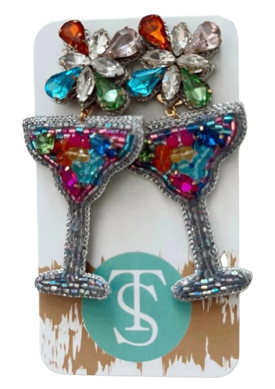 Handcrafted Jewelry Sale – Unique Designs At Low Prices Women's Custom Beaded Margarita Drops Earrings In Multicolor Handcrafted Jewelry Sale – Unique Designs At Low Prices Women's Custom Beaded Margarita Drops Earrings In Multicolor