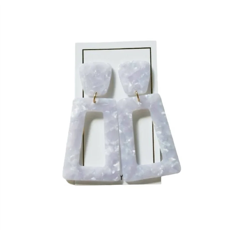 Eco-Friendly Sustainable Jewelry For Conscious Buyers Women's Kennedy Earrings In Lavender Eco-Friendly Sustainable Jewelry For Conscious Buyers Women's Kennedy Earrings In Lavender